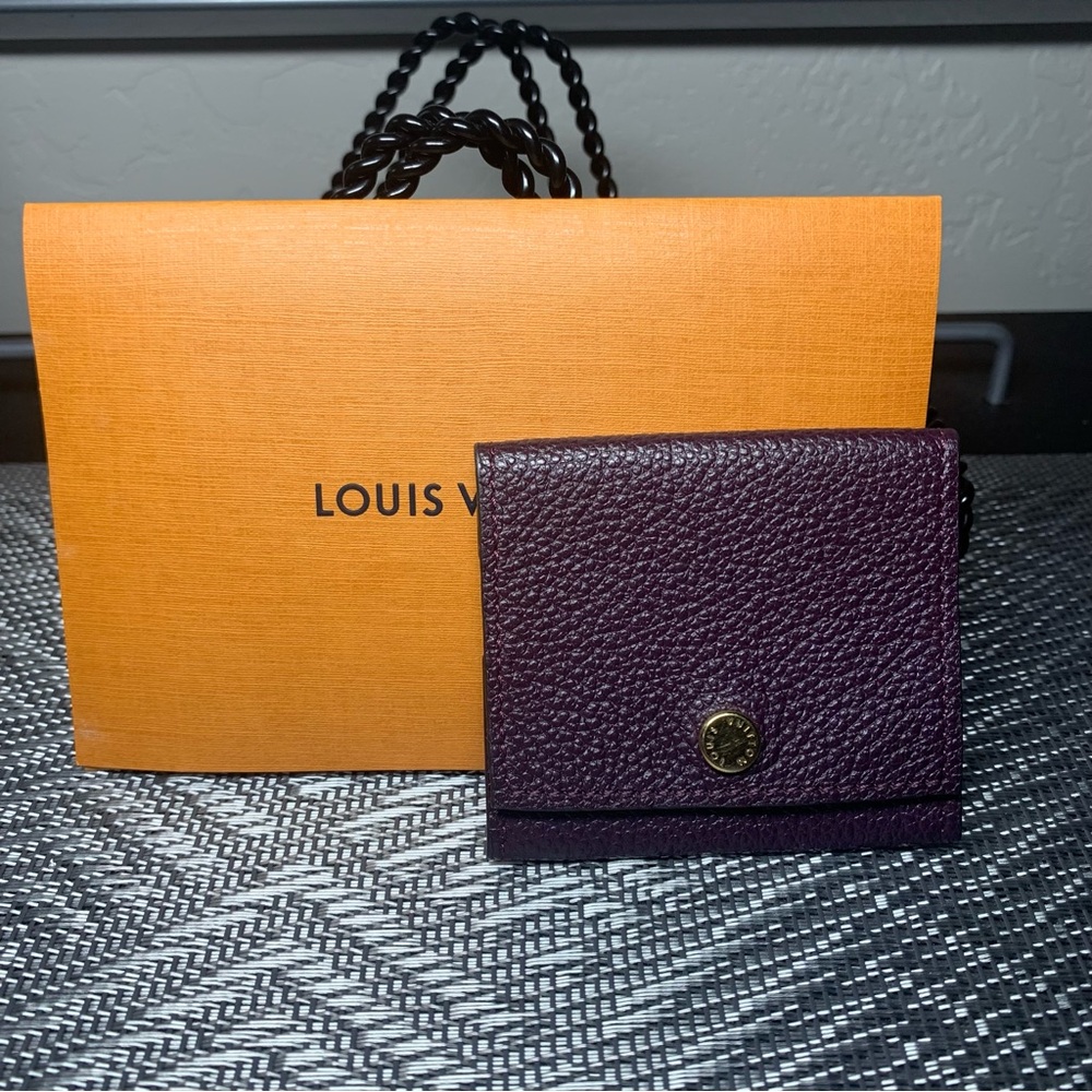 Special Offer! Pre Owned Louis Vuitton Purple Accessories Holder
